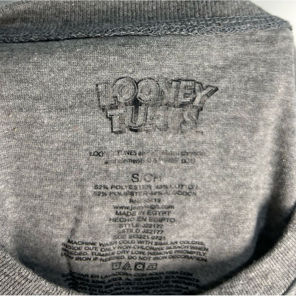 Kid Looney Tunes Group short sleeve graphic tee side small - Picture 5 of 5
